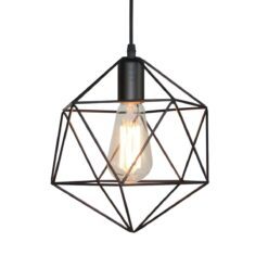 Geometric Diamond Pendant Light