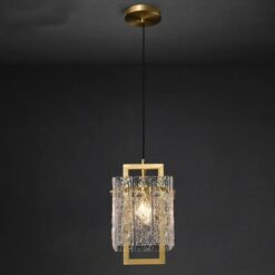 Crystal Cube Pendant Light