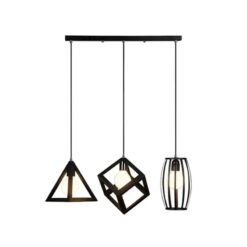 Black Triple Pendant Ceiling Light